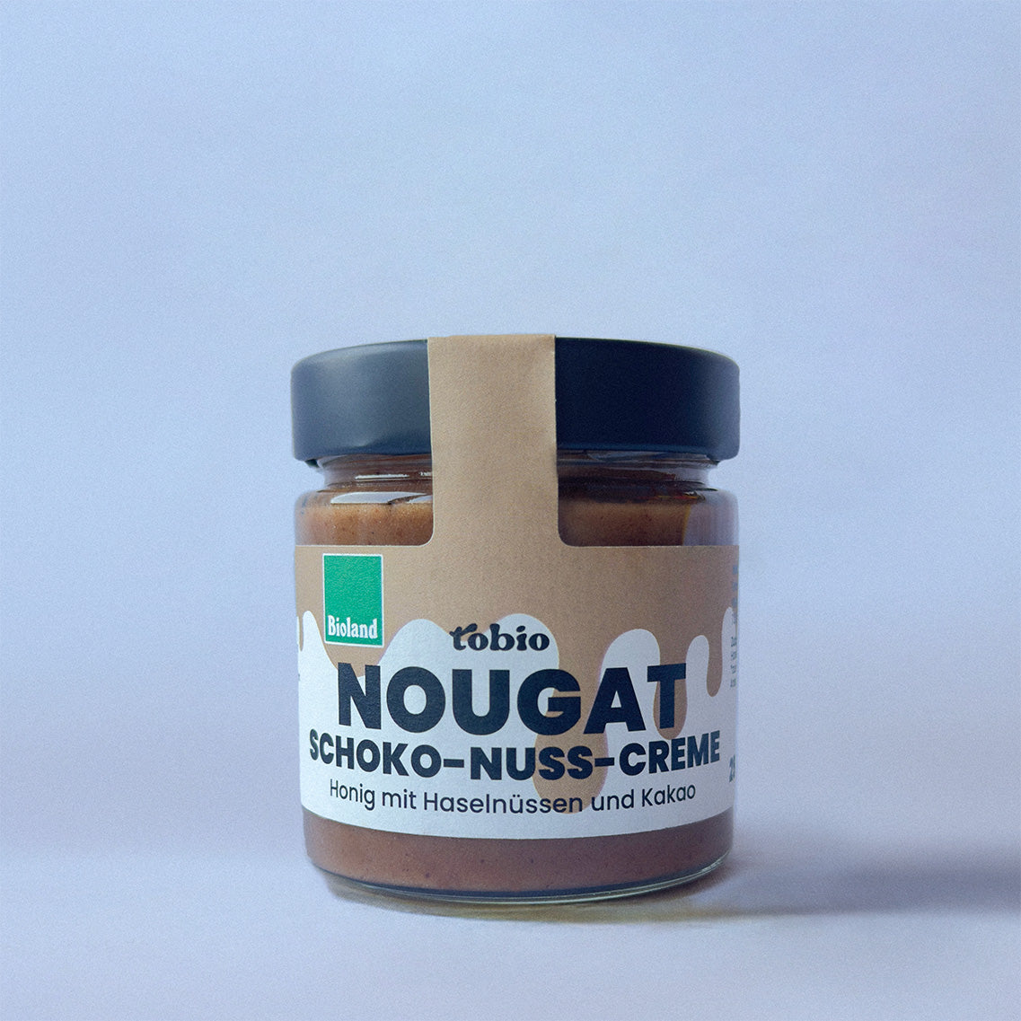NOUGAT Schoko-Nuss-Creme - Bioland Honig -mit Haselnüssen und Kakao