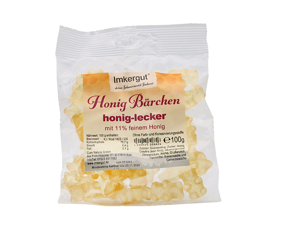 Honig-Bärchen – 100 g Beutel 🍯🐻