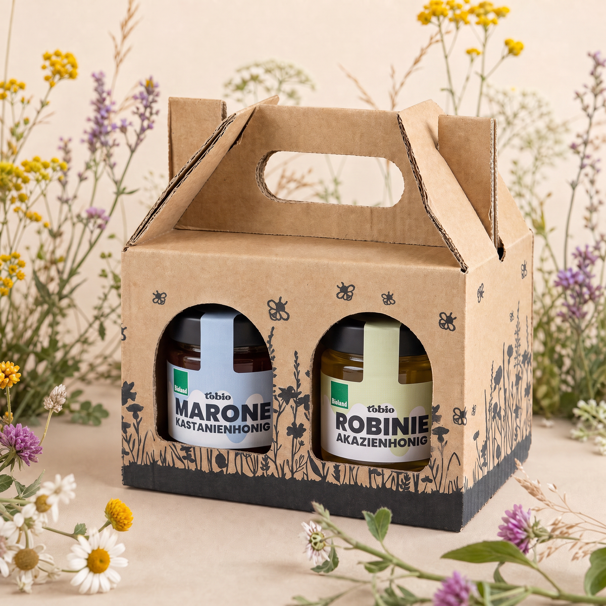 Geschenkset - MARONE und ROBINIE - 2x250g