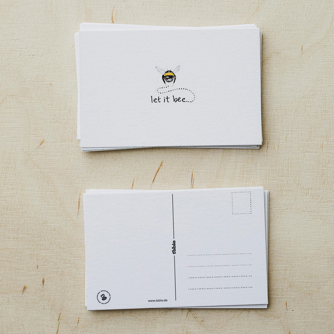Let it Bee - Postkarte 🐝
